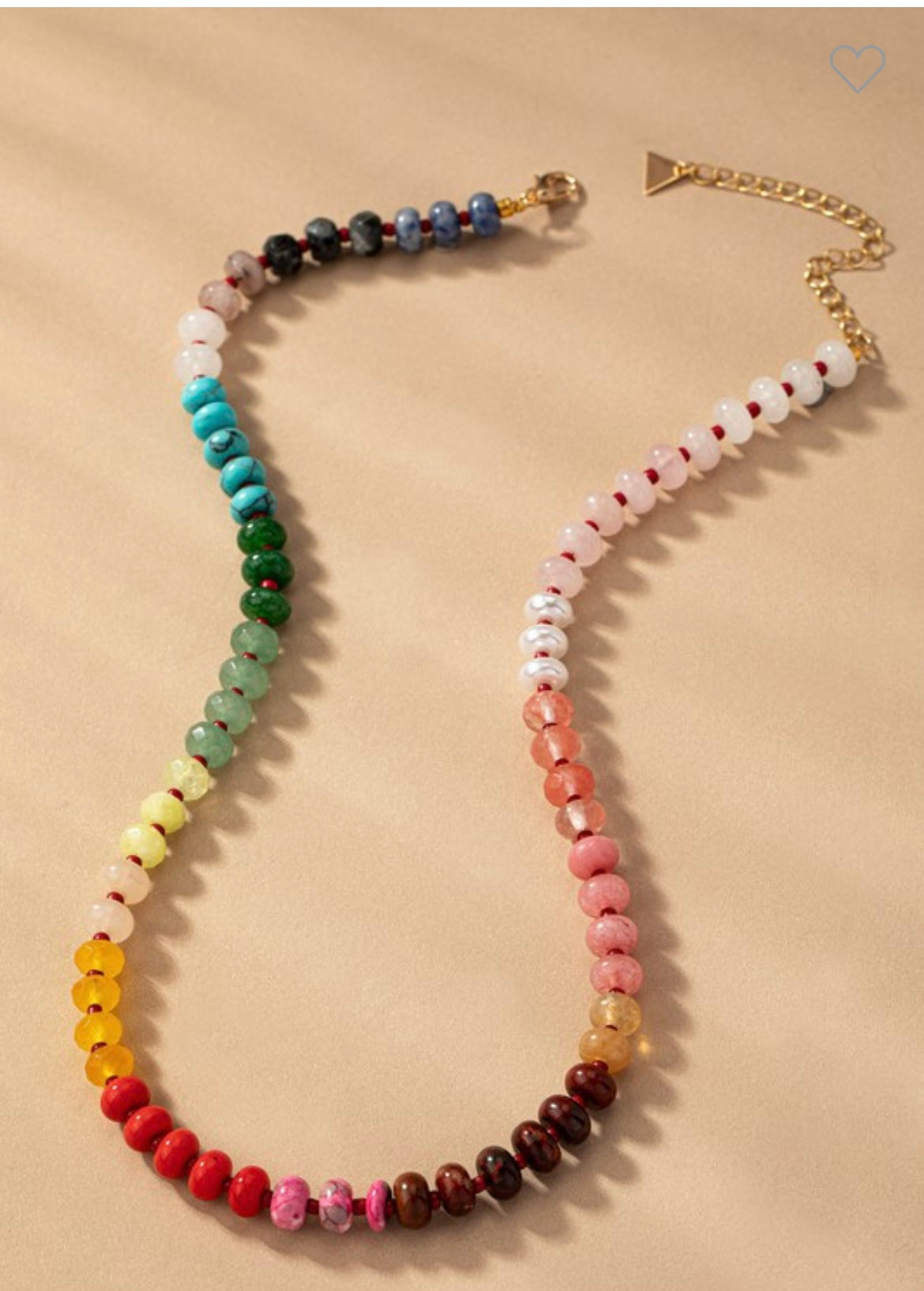 multi beaded necklace